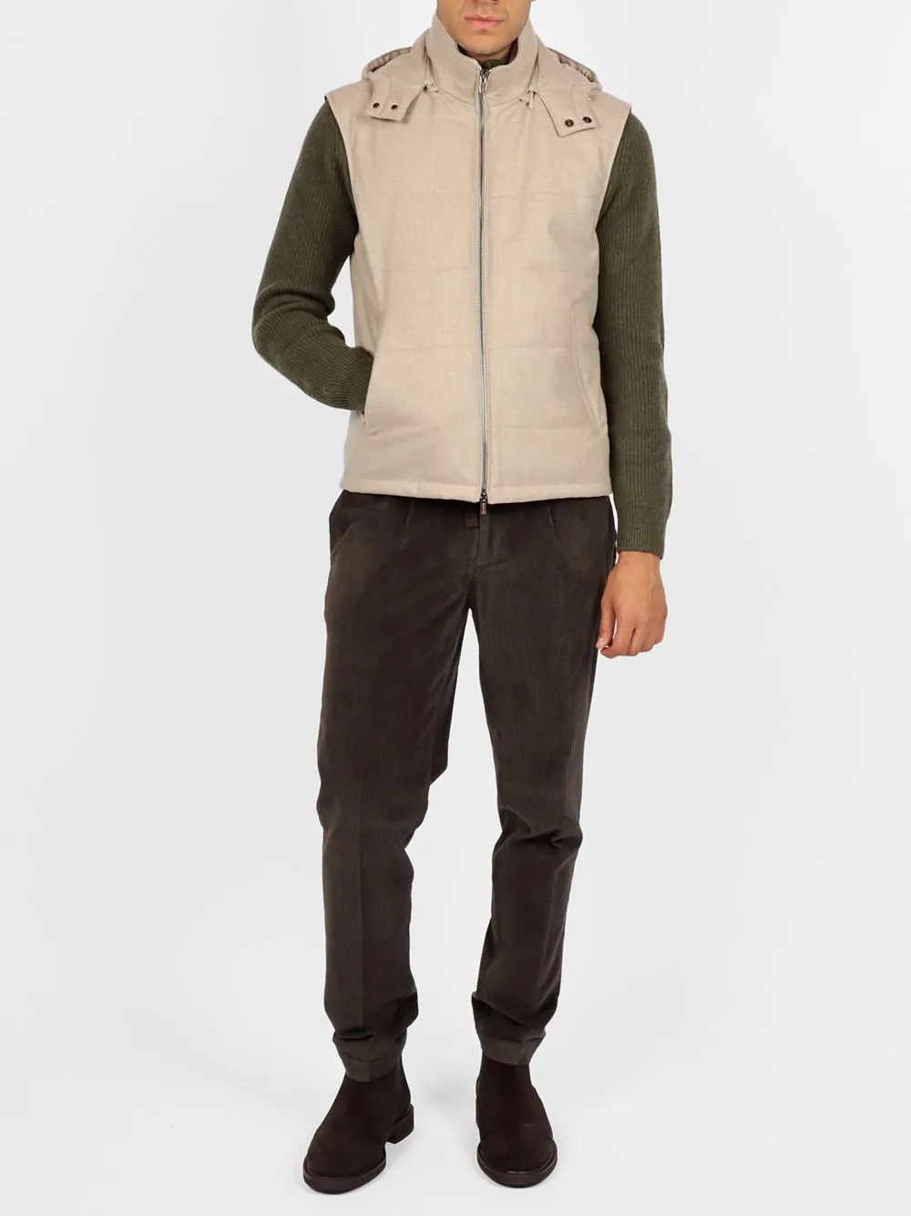 DAL 1926 Wool and Cashmere Sports Vest - BRERA 