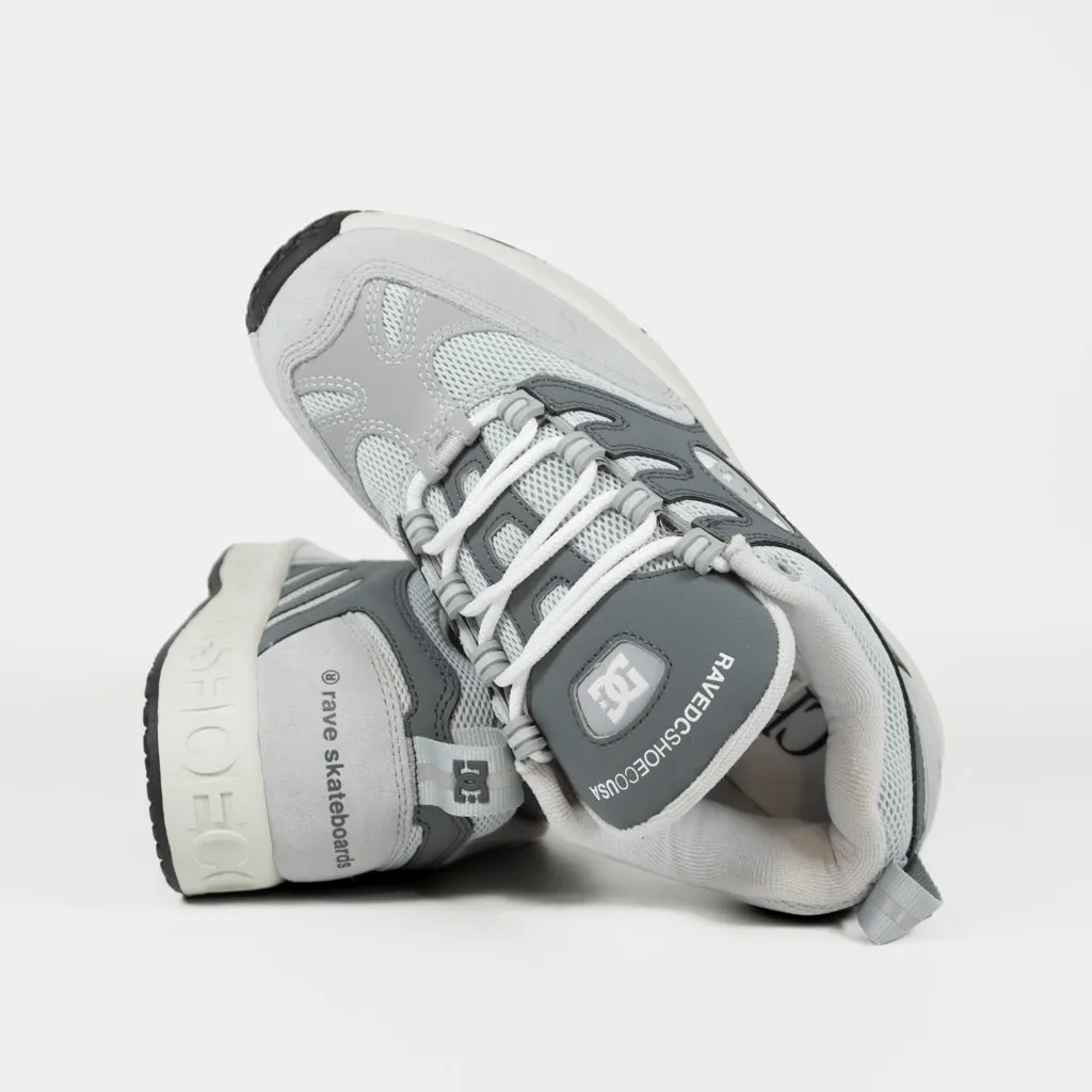 DC Shoes - Rave Skateboards Lukoda Shoes - Grey / Grey / Grey