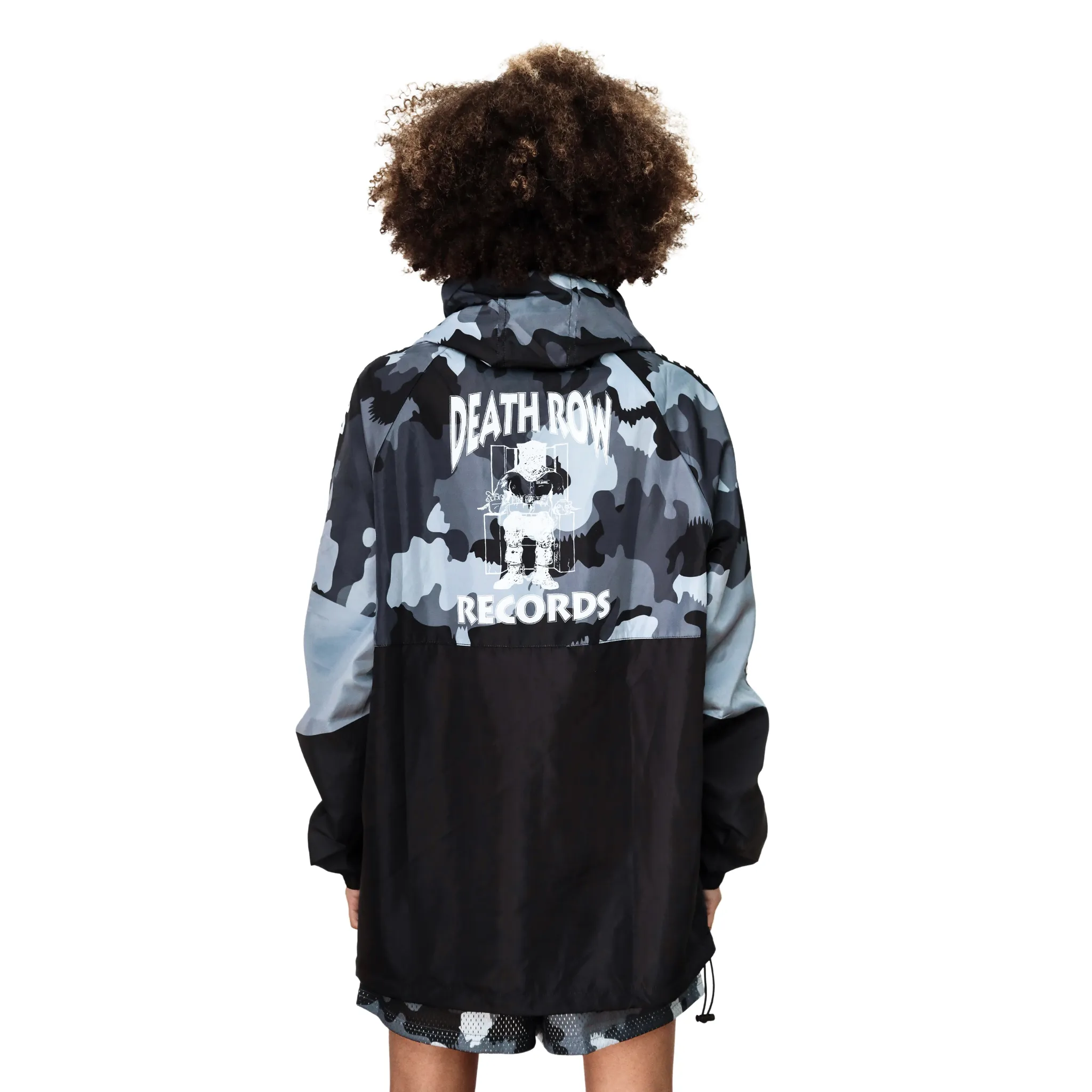 Death Row Records Camo Windbreaker Jacket