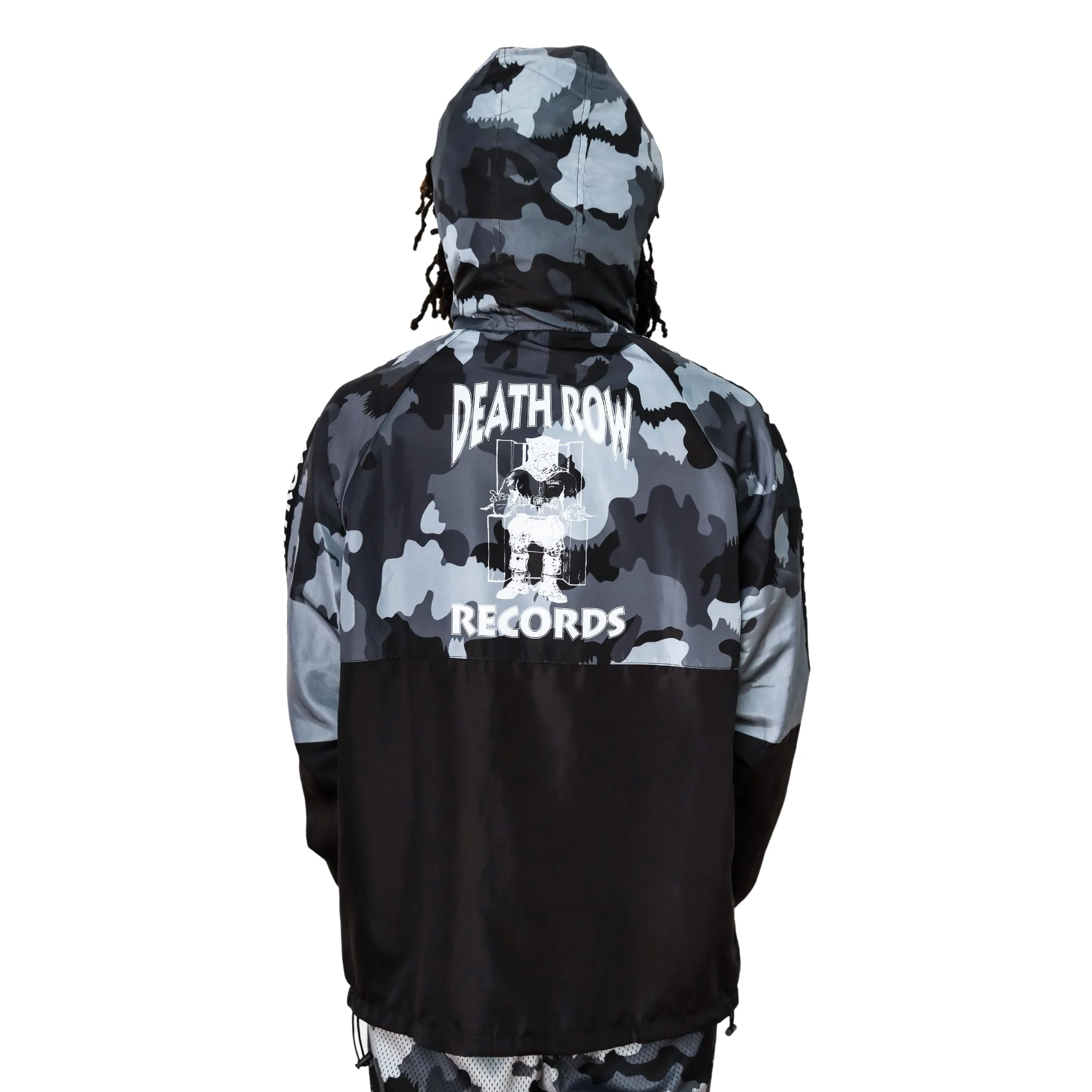 Death Row Records Camo Windbreaker Jacket