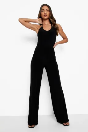 Double Layer Slinky Body & Wide Leg Pants