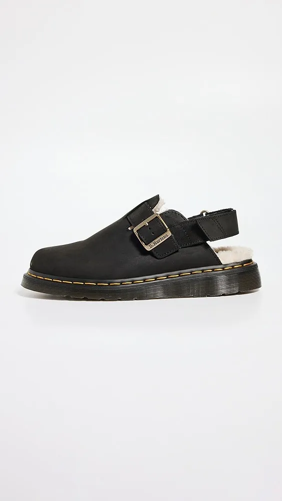 Dr. Martens   Jorge Ii Black Archive Pull Up Mules 