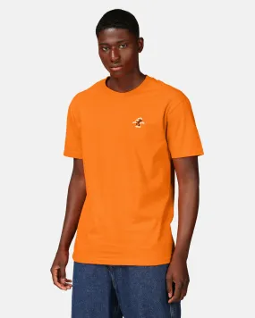 Evisen Skateboards Bonsai Stitch T-shirt Light orange | Men | Junkyard