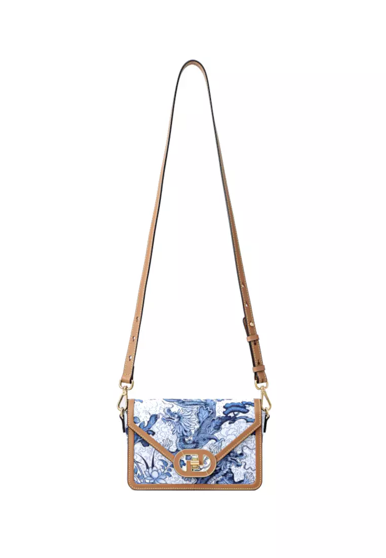 FION Dragon Jacquard Crossbody & Shoulder Bag