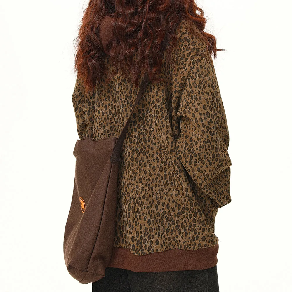 Found Leopard Oversized Hoodie