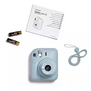 Fujifilm Instax Mini 12 Instant Camera with 40 Shot Film Pack - Pastel Blue | Kaleidoscope