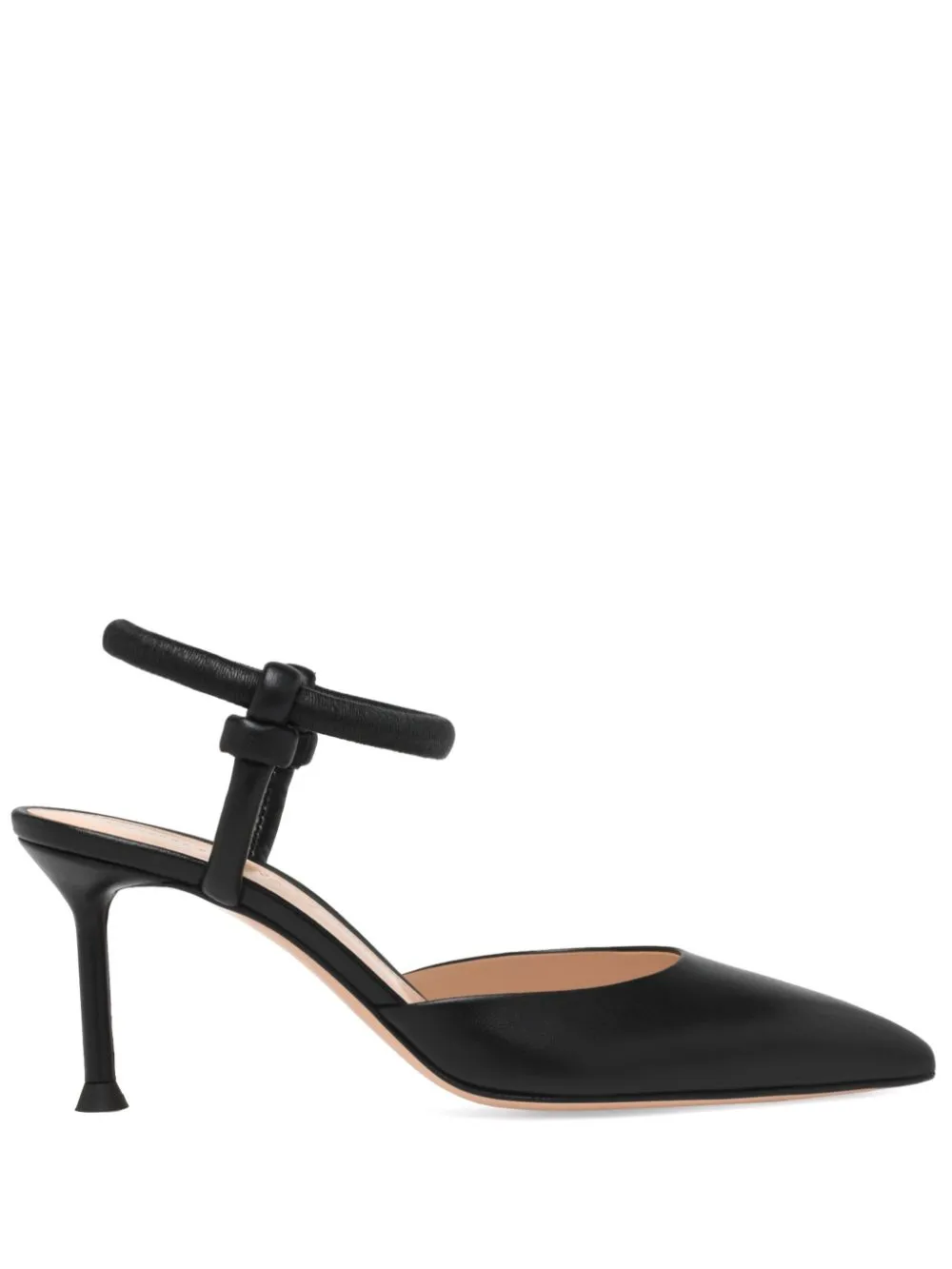 Gianvito Rossi 70mm Juno D'orsay mules - Black