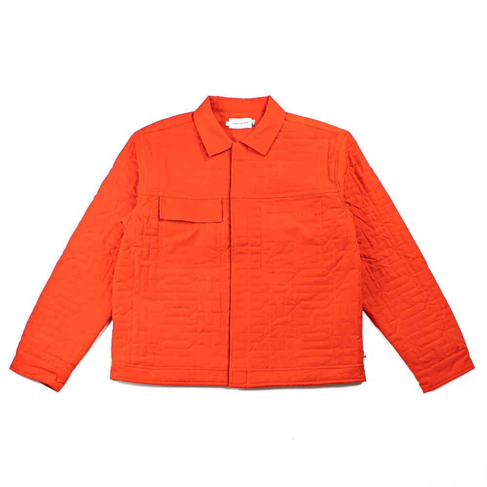 H Quilted Jacket (Orange)