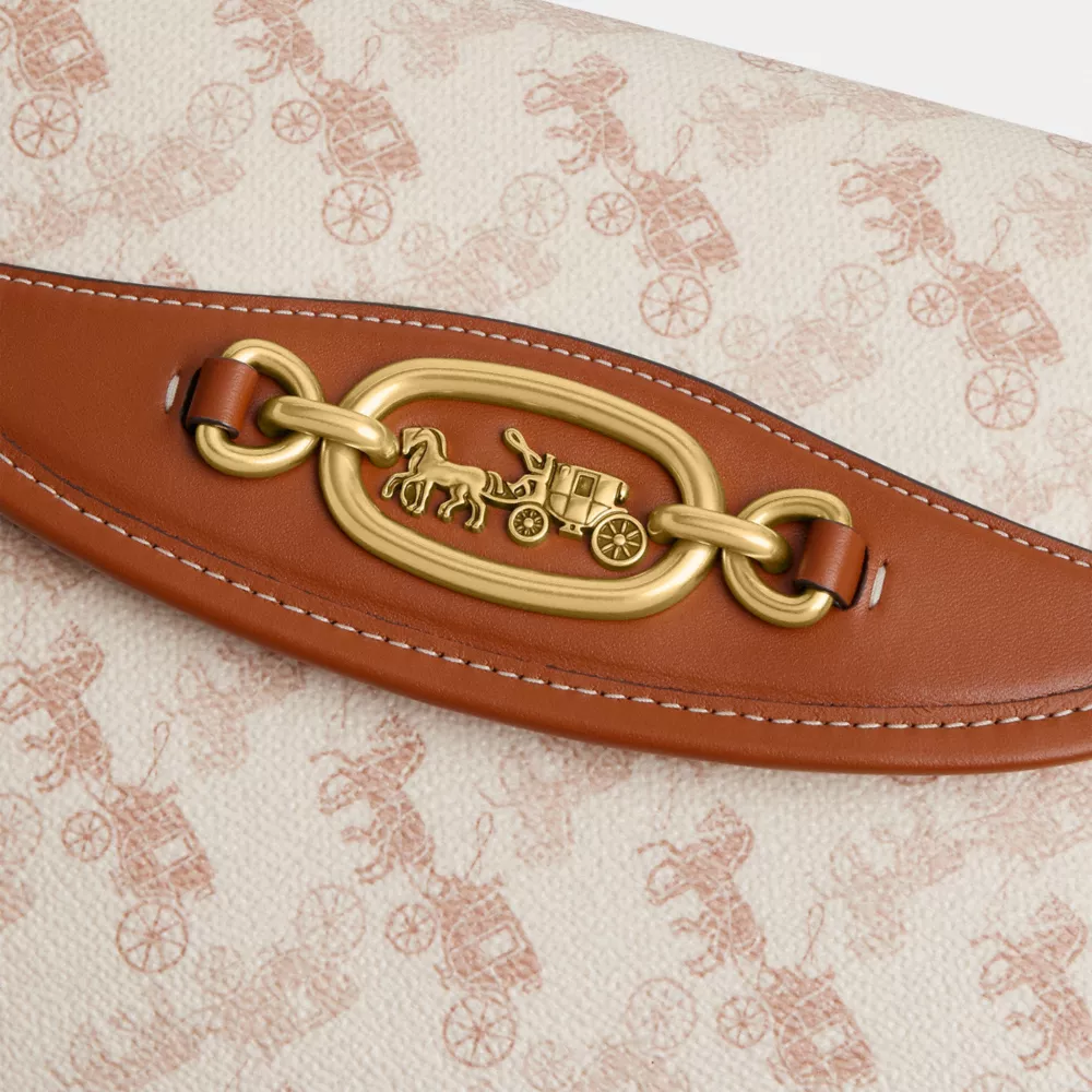 HARLEY CROSSBODY BAG WITH HORSE AND CARRIAGE PRINT