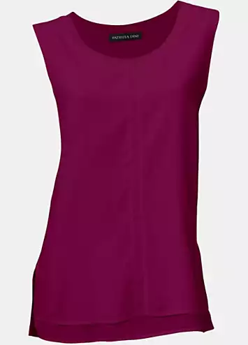 Heine Sleeveless Layered Look Top | Kaleidoscope