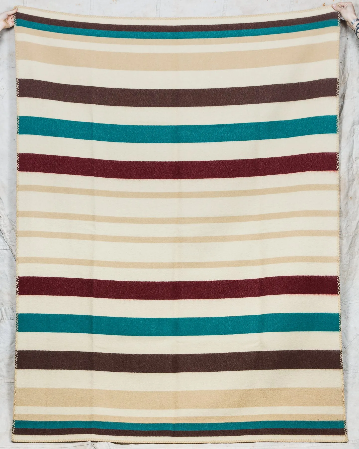 Indigofera Wool Blanket Scioto