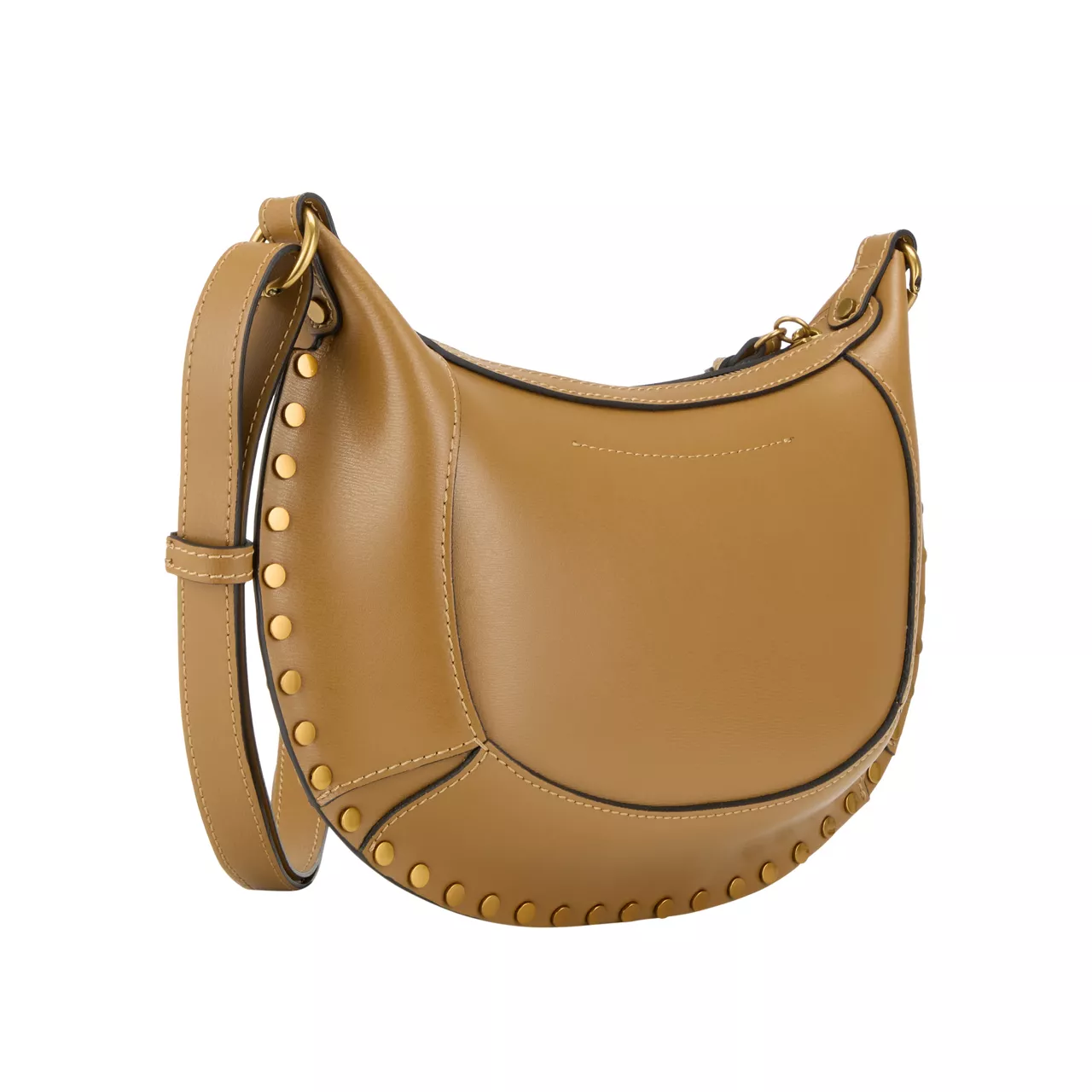 ISABEL MARANT Oskan Moon Shoulder Bag - Khaki