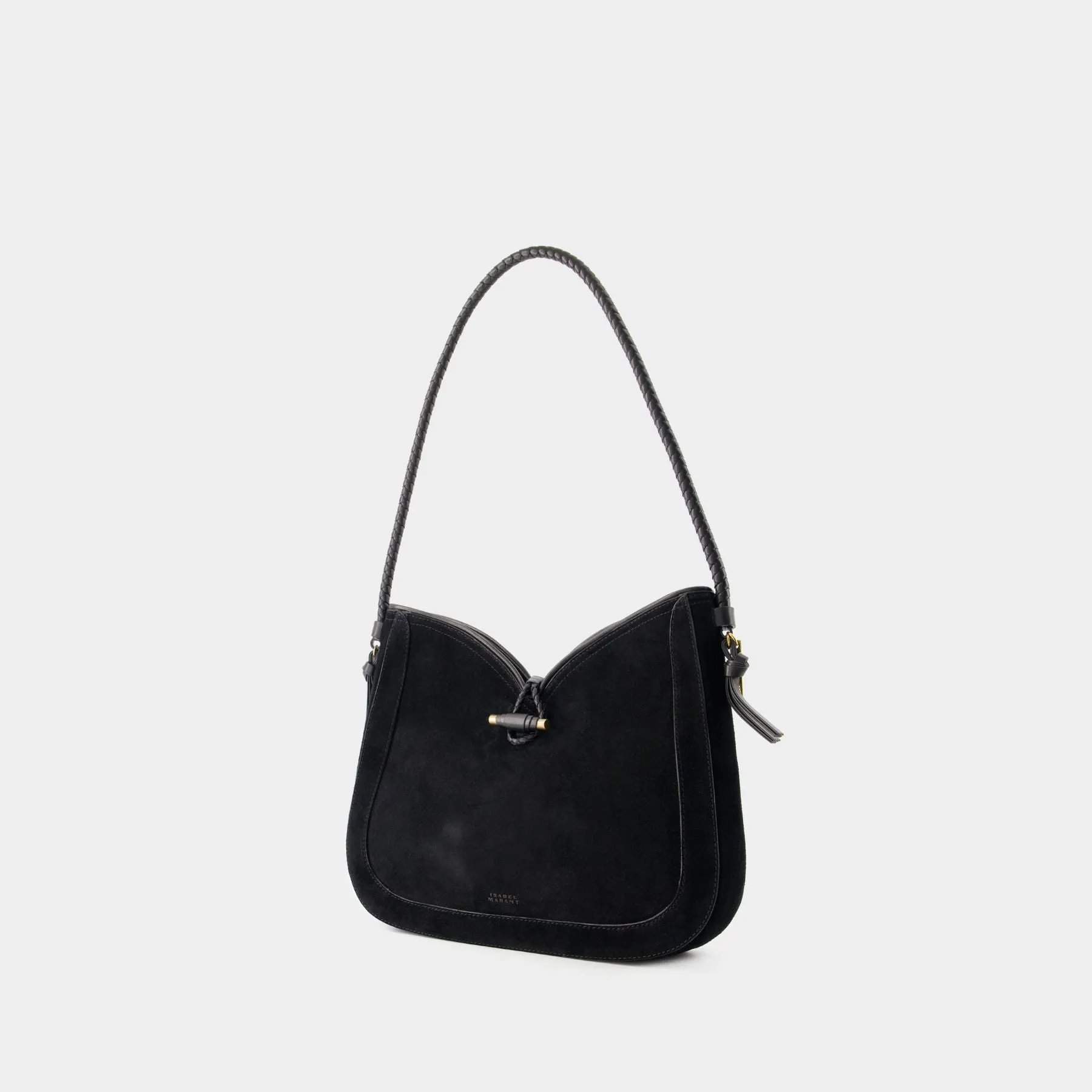 Isabel Marant  Vigo Hobo Gz Crossbody Bag - Isabel Marant - Leather - Black