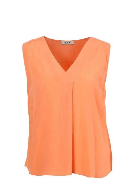 Ivko Sleeveless Top Peach Wash