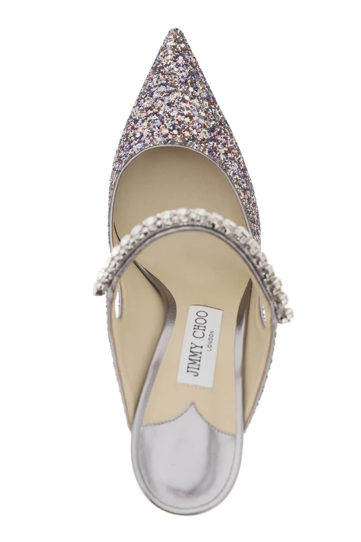 Jimmy Choo    Jimmy Choo Bing 100 Glitter Mules