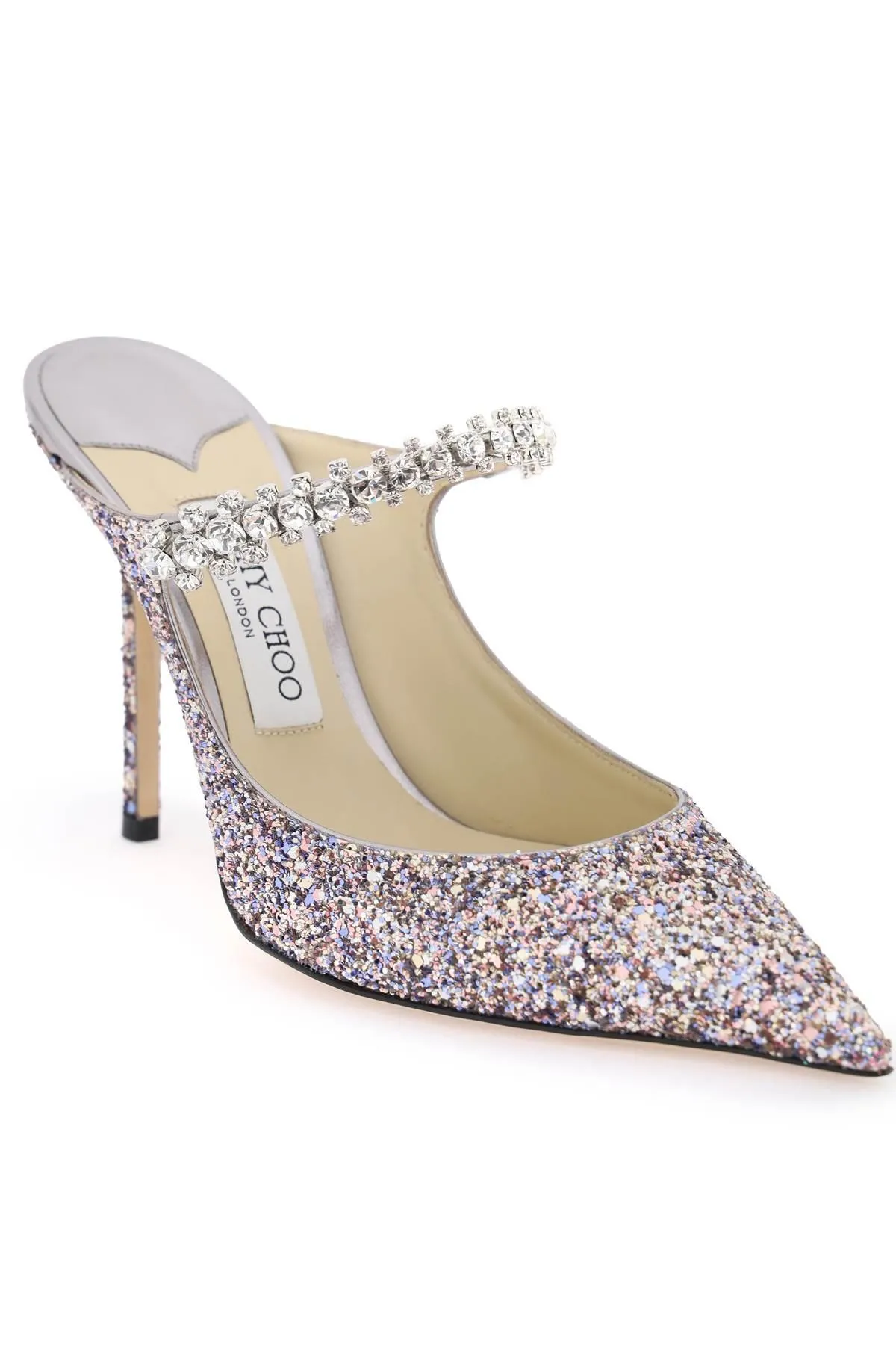 Jimmy Choo    Jimmy Choo Bing 100 Glitter Mules