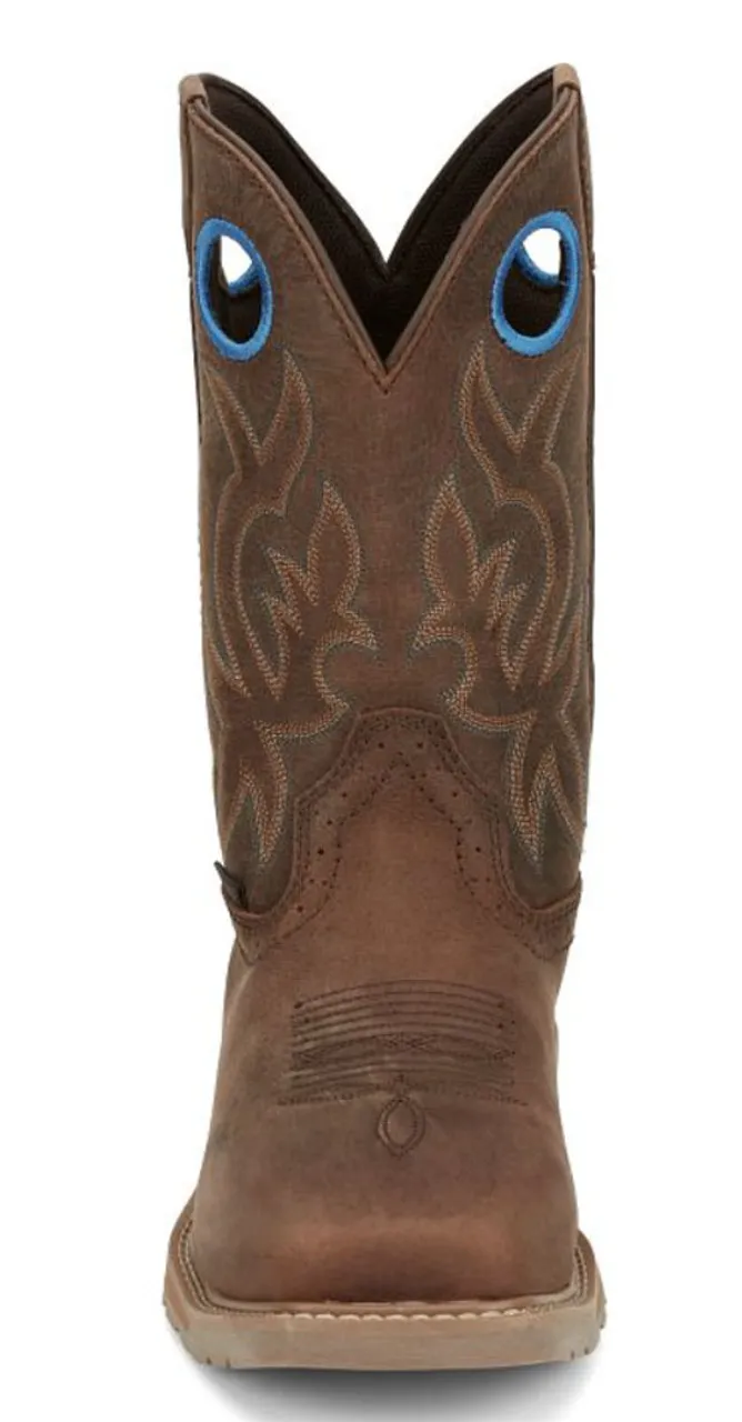 Justin | All Around 11" ST Work Boot | Walnut Brown