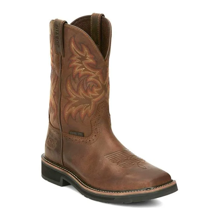 Justin Men's Driller 11 Inch ST Work Boot