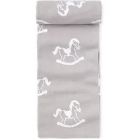 Kissy Kissy Rocker Novelty Blanket, Grey