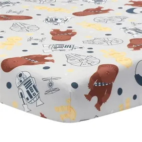 Lambs & Ivy - Baby Sheet, Stars Wars Millennium Falcon