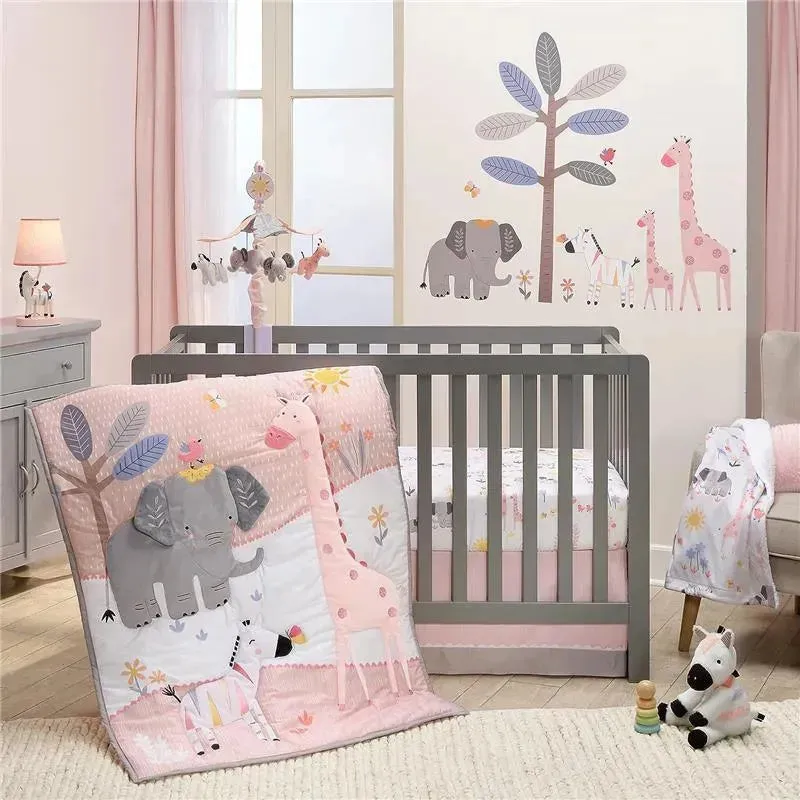 Lambs & Ivy - Jazzy Jungle Baby Fitted Crib Sheet