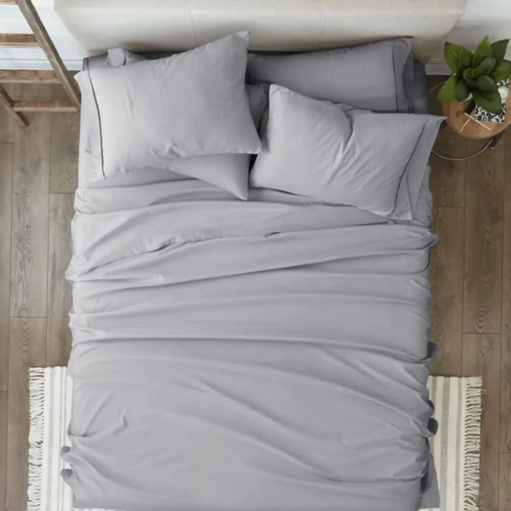 Light Gray Ultra Soft 6-pc. King Sheet Set