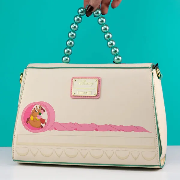 Loungefly x Disney Cinderella Gus and Jaq Bead Handle Crossbody Bag