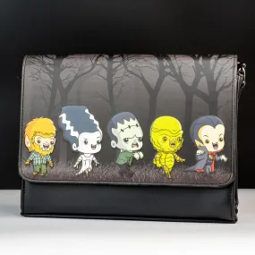 Loungefly x Universal Monsters Chibi Line Chain Strap Crossbody Bag