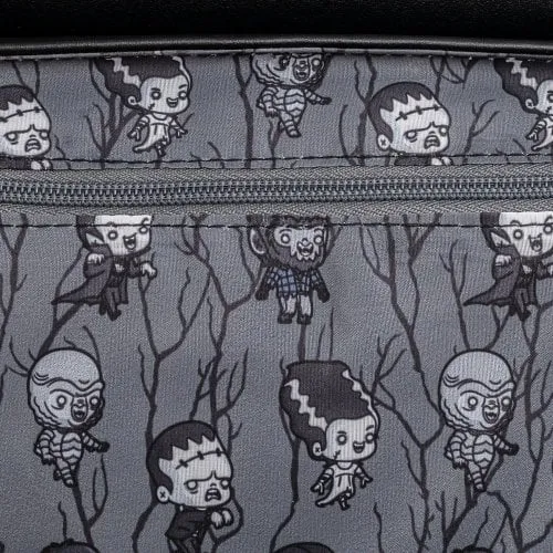 Loungefly x Universal Monsters Chibi Line Chain Strap Crossbody Bag