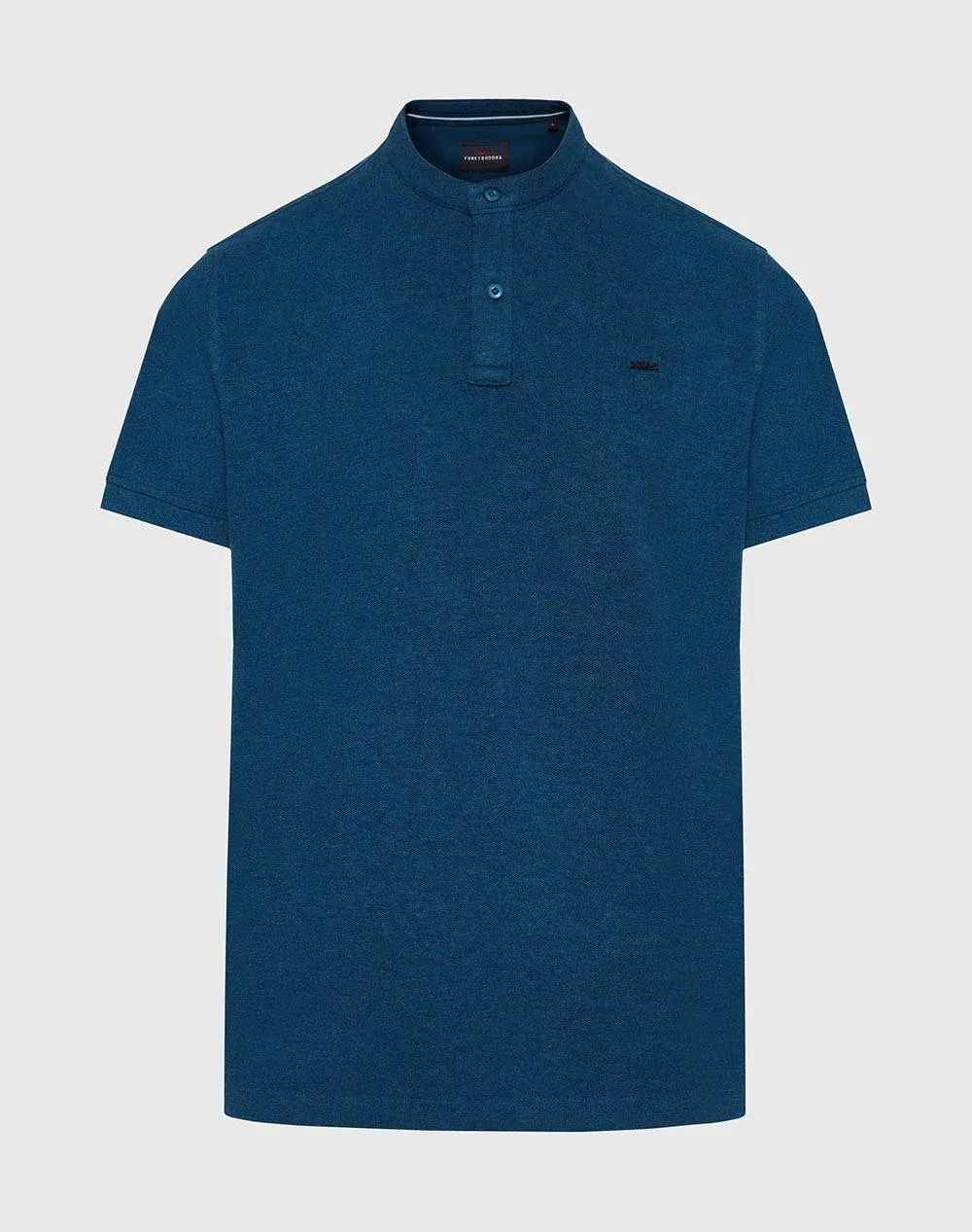 Mao neck polo shirt