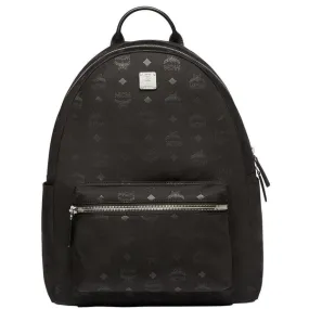 MCM Dieter Teardrop Backpack in Monogram Nylon, Black