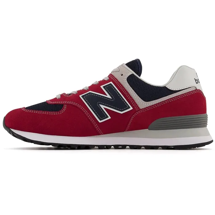 Mens New Balance 574 Red/Navy