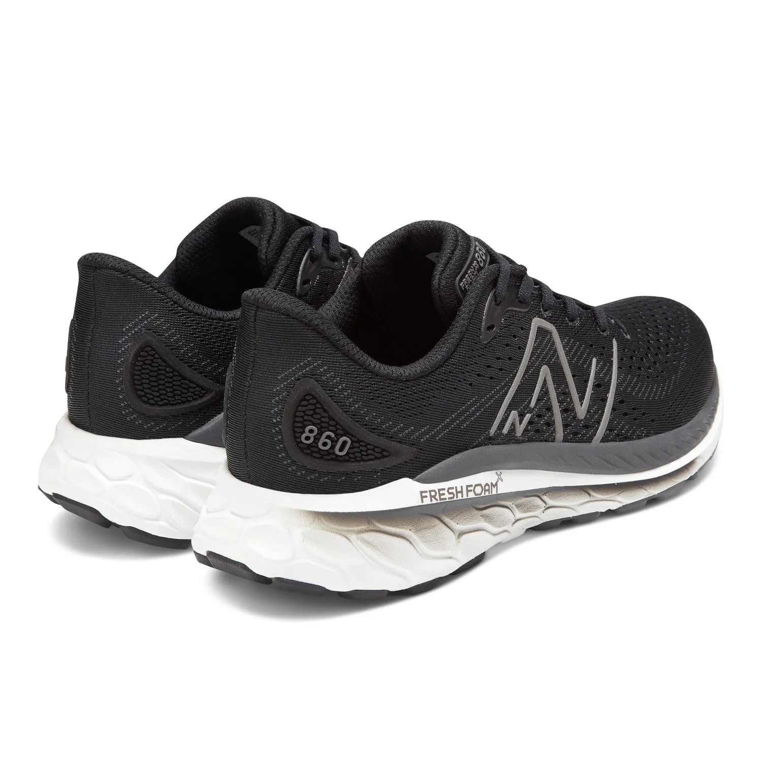 Men's New Balance Fresh Foam X 860v13 Color: Black with White and Magnet