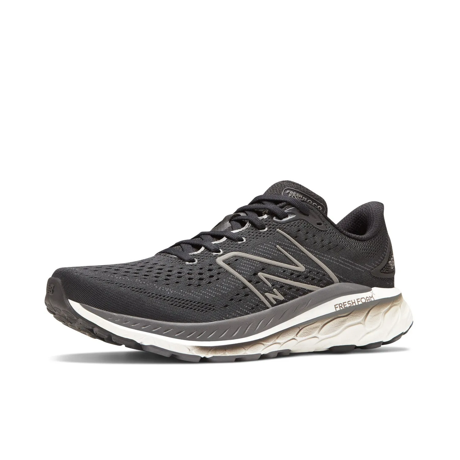 Men's New Balance Fresh Foam X 860v13 Color: Black with White and Magnet