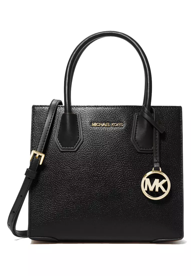 MICHAEL KORS Michael Kors Mercer Medium Pebbled Leather Crossbody Bag