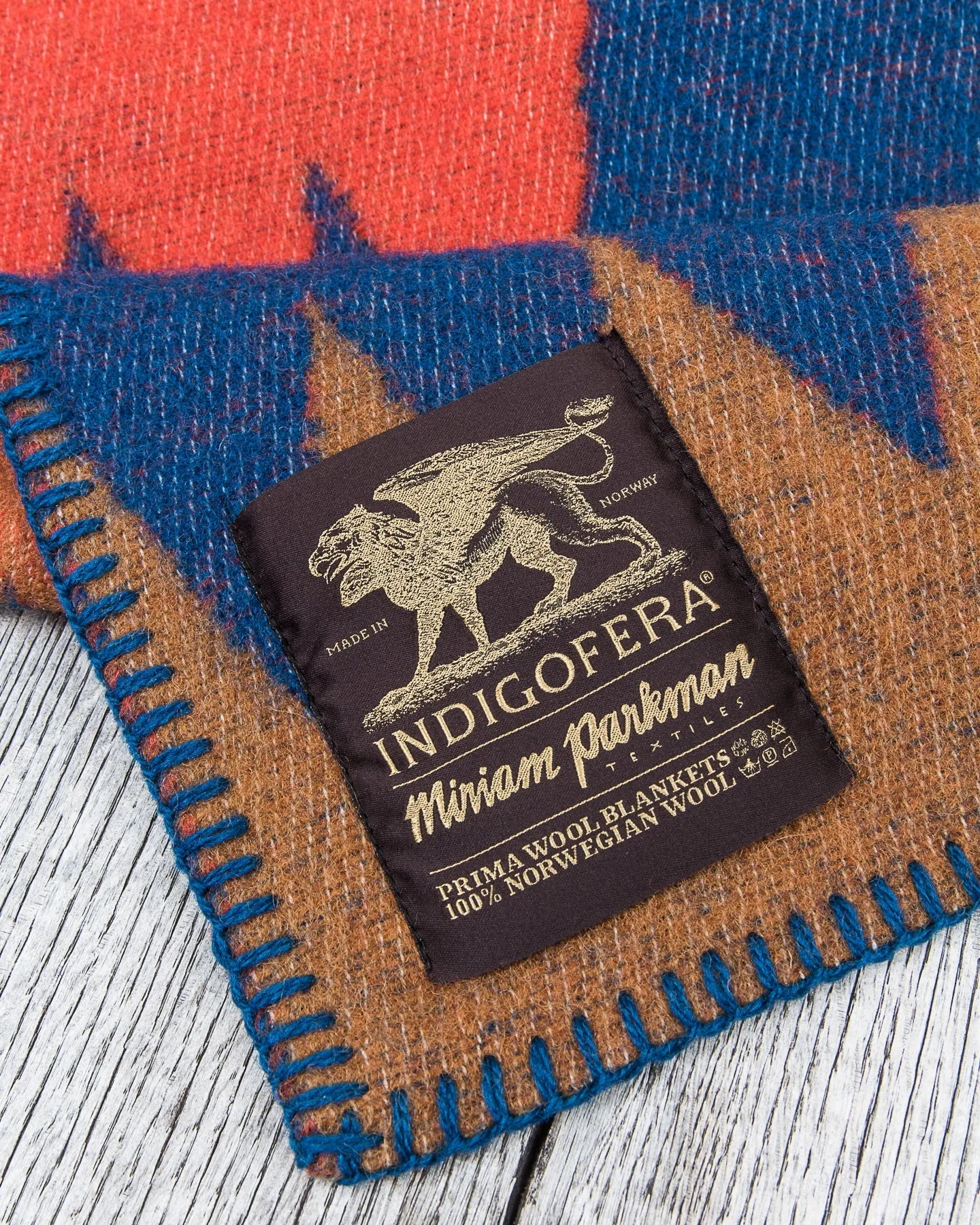 Miriam Parkman x Indigofera Midnight Dazzler Wool Blanket