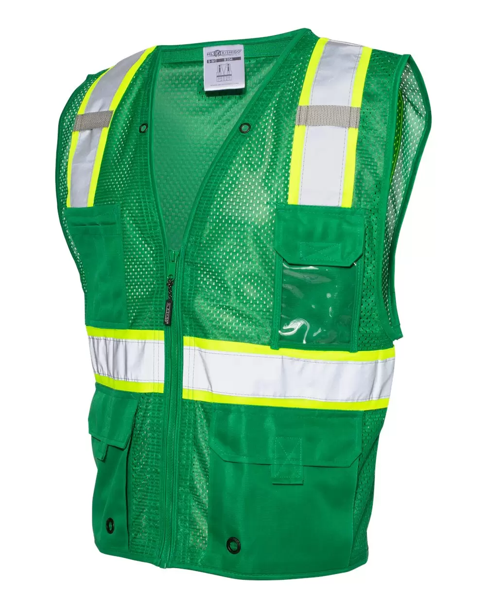 ML Kishigo B100-103 Enhanced Visibility Multi-Pocket Mesh Vest SKU: B100-103