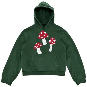 Mushroom Print Hoodie