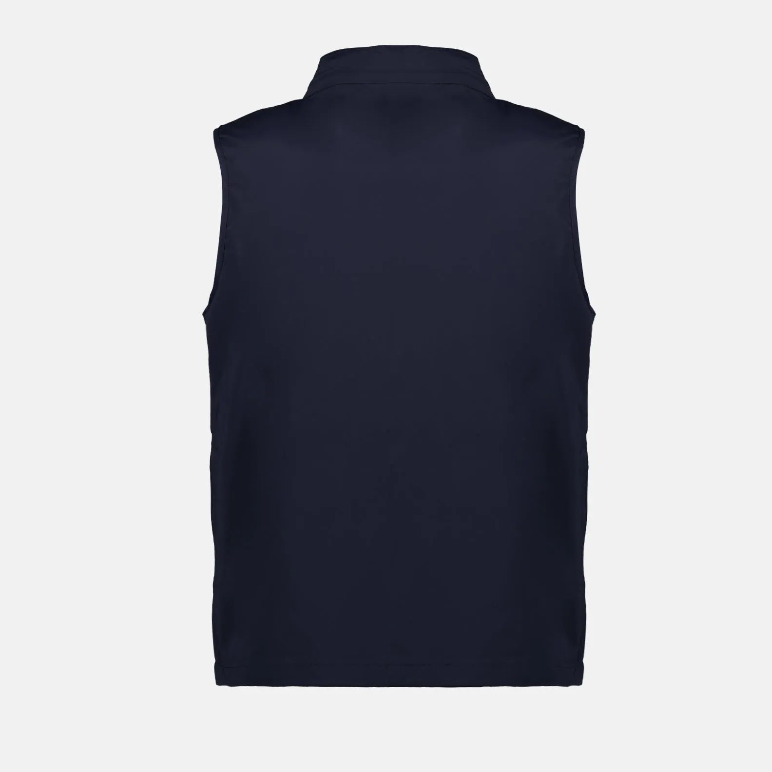 Navy Stretch Nylon Sleeveless Vest