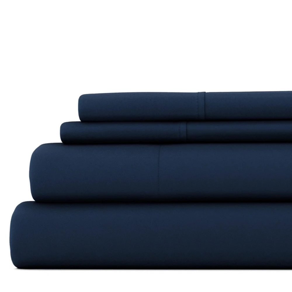 Navy Ultra Soft 4-pc. Twin Sheet Set