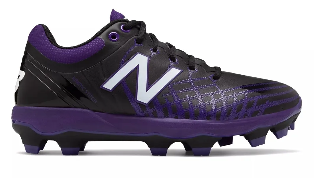 New Balance 4040v5 Adult Molded Cleats - Purple/White (PL4040P5)