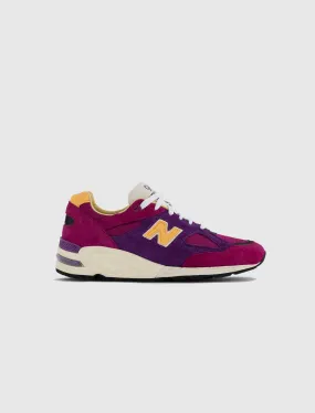 NEW BALANCE 990 V2 MADE IN USA PINK/PURPLE   PINK