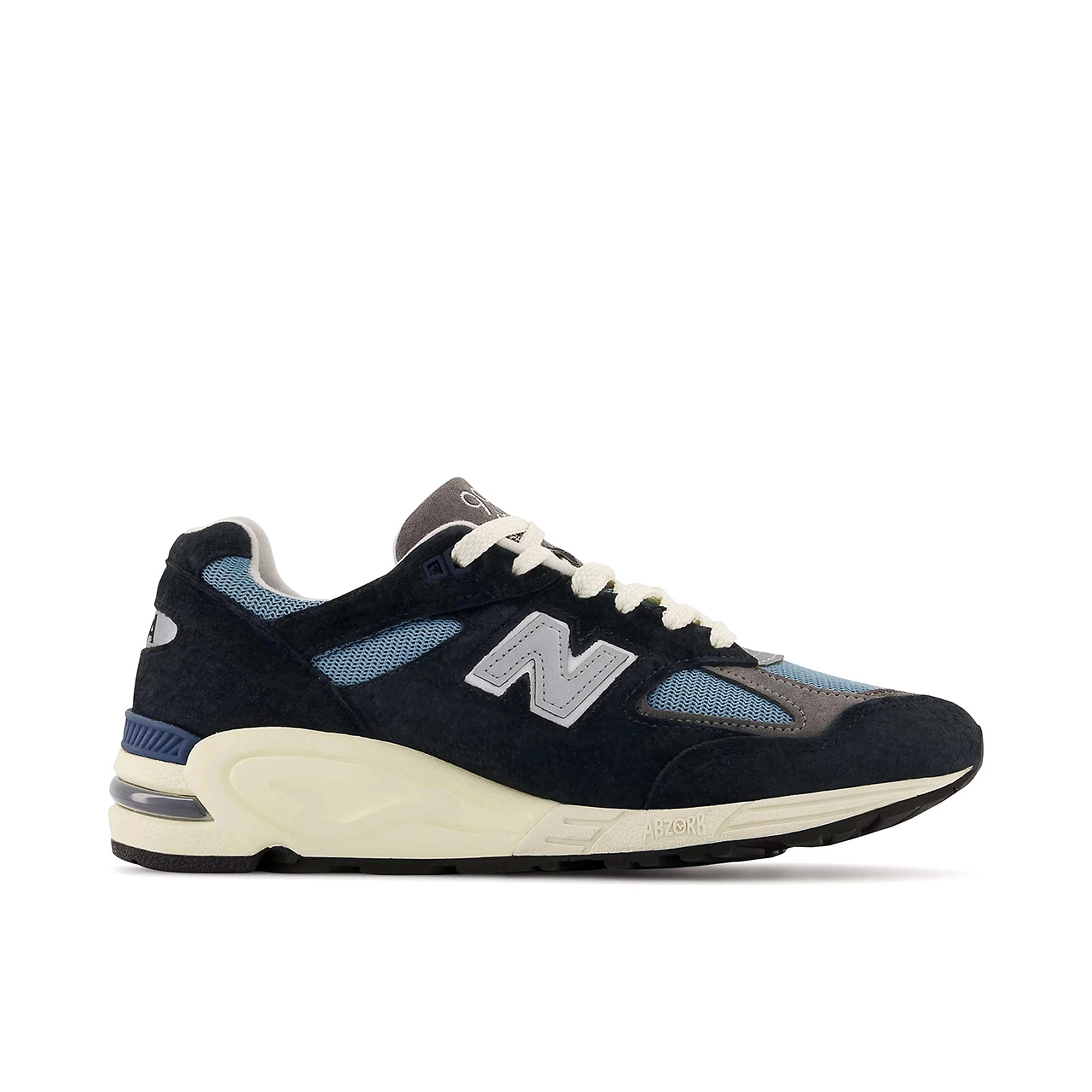 New Balance 990v2 Made in USA Navy Castlerock | M990TB2 | Laced