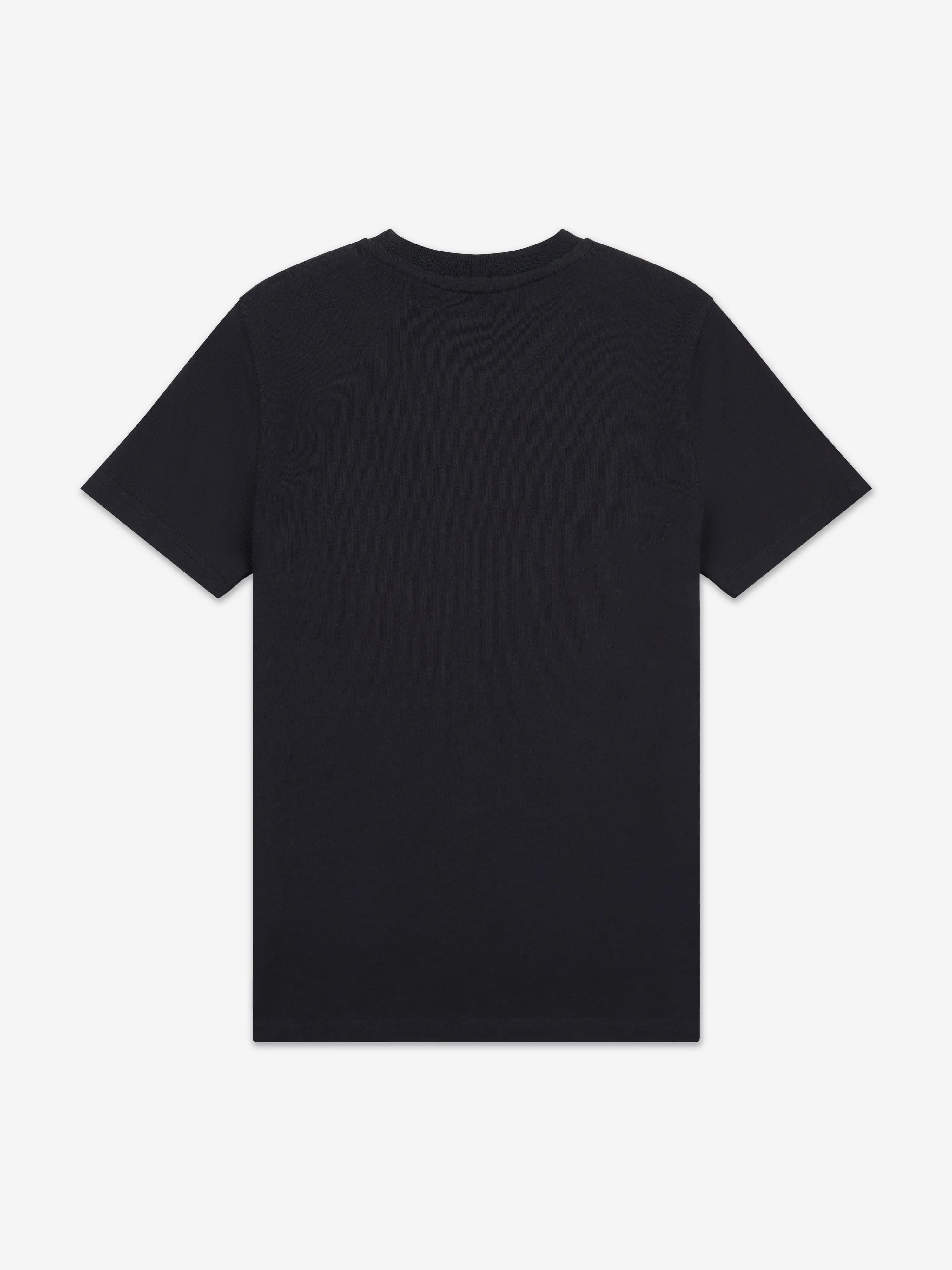 New Balance Boys Jersey Stacked Logo T-Shirt in Black