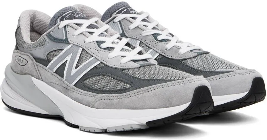 New Balance Gray Made In USA 990v6 Sneakers