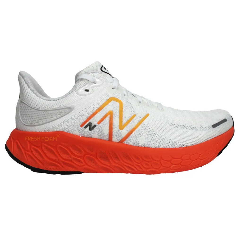 New Balance M1080120 Men Fresh Foam X V12 White Neon Dragonfly Hot Marigold-UK 8