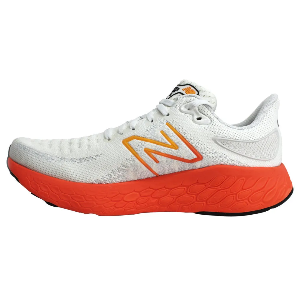 New Balance M1080120 Men Fresh Foam X V12 White Neon Dragonfly Hot Marigold-UK 8