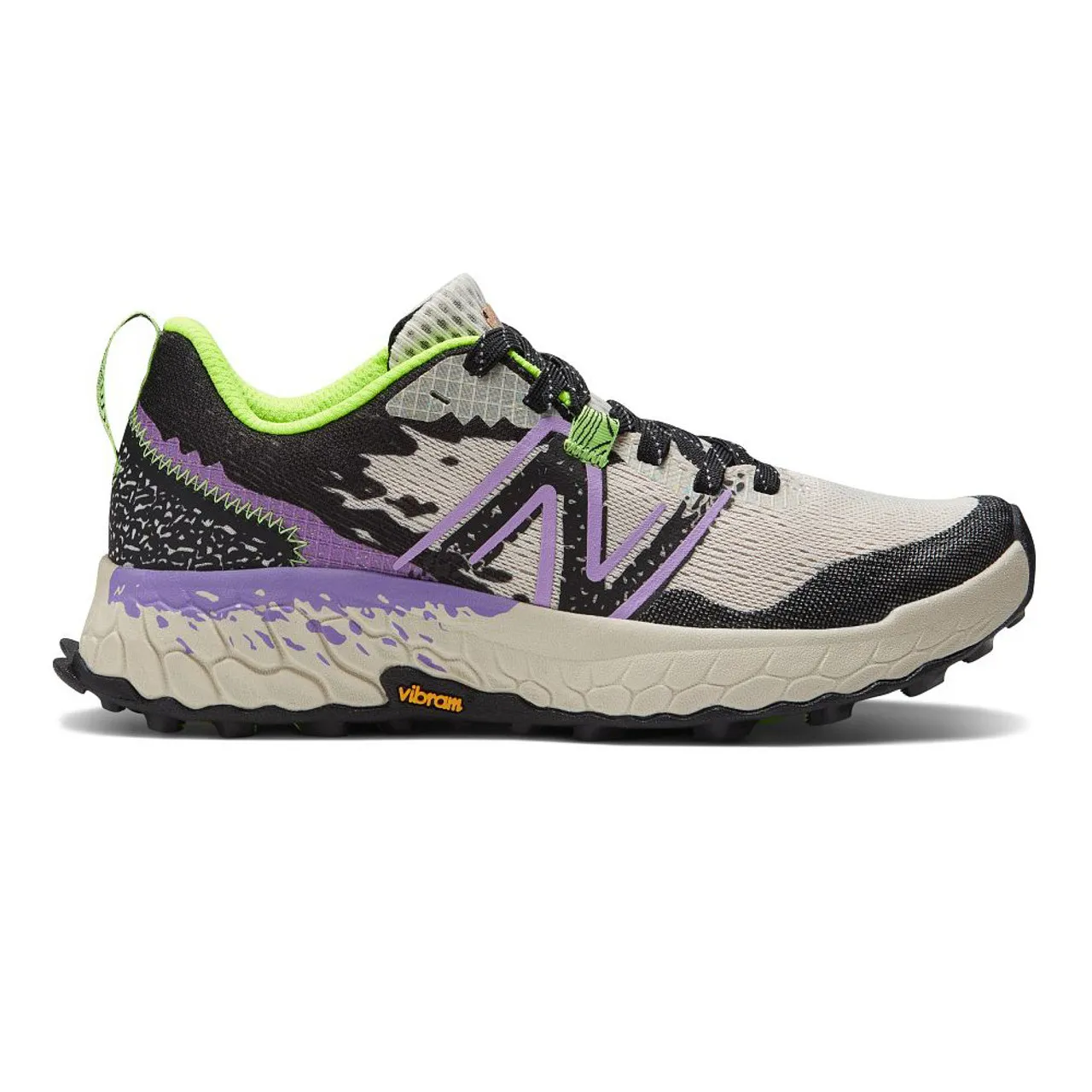 New Balance Women's Fresh Foam X Hierro v7 - Moonbeam / Electric Purple