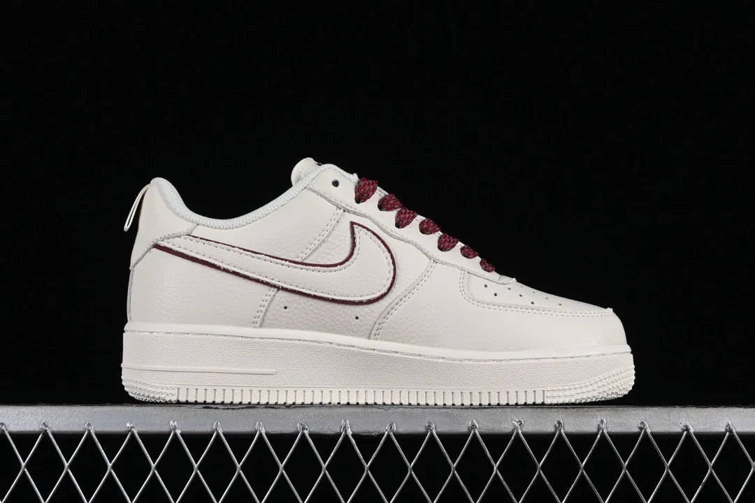 Nike Air Force 1 07 Low Off White Dark Red MJ0319-025