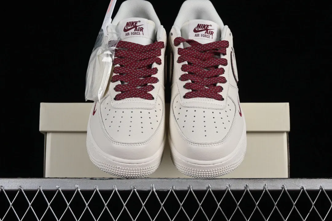 Nike Air Force 1 07 Low Off White Dark Red MJ0319-025